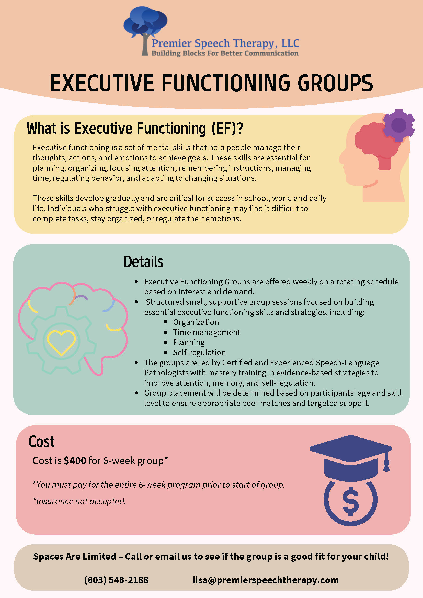 Executive Functioning Group Flyer